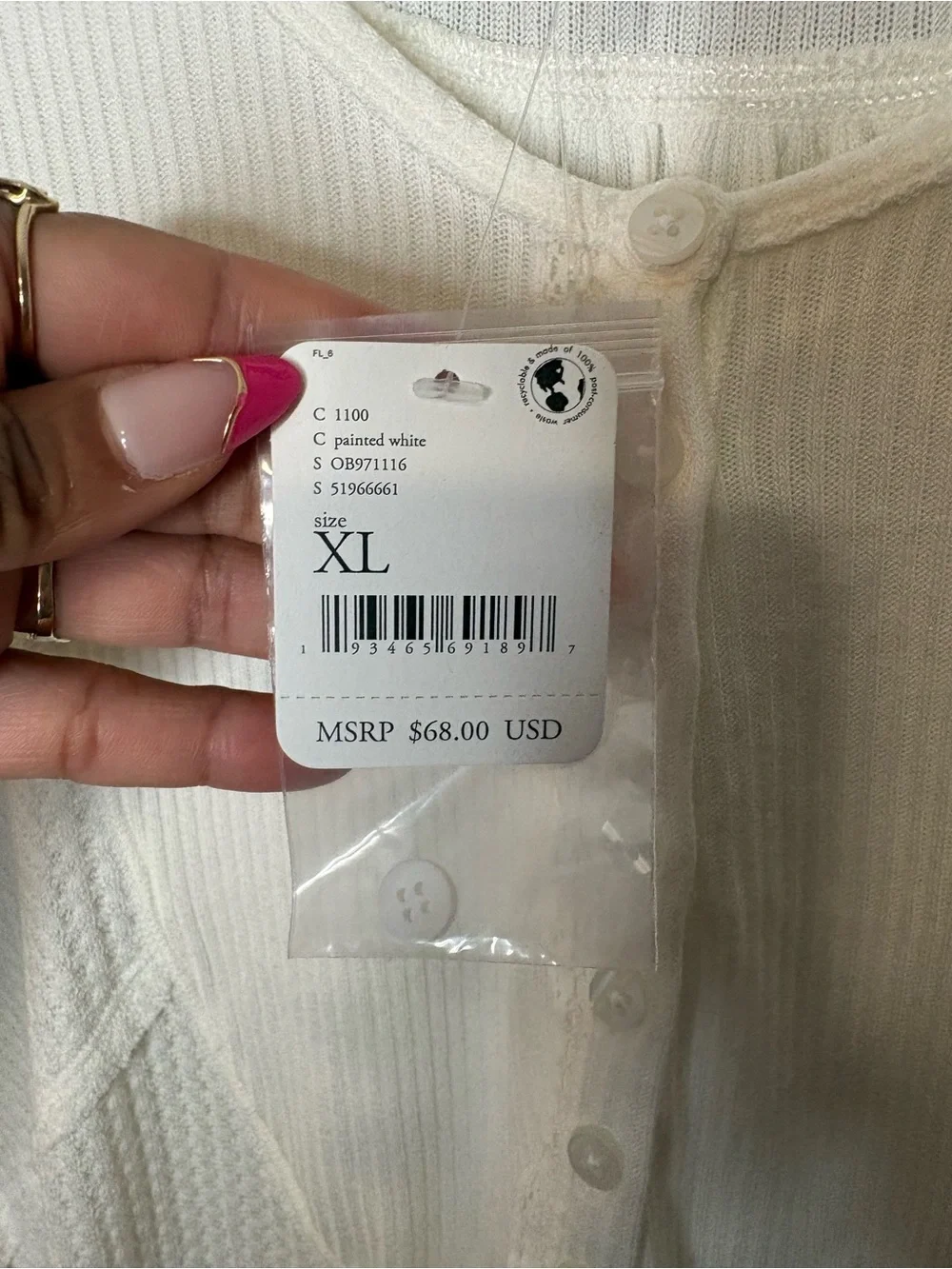 Free People Leo Henley Top NWT